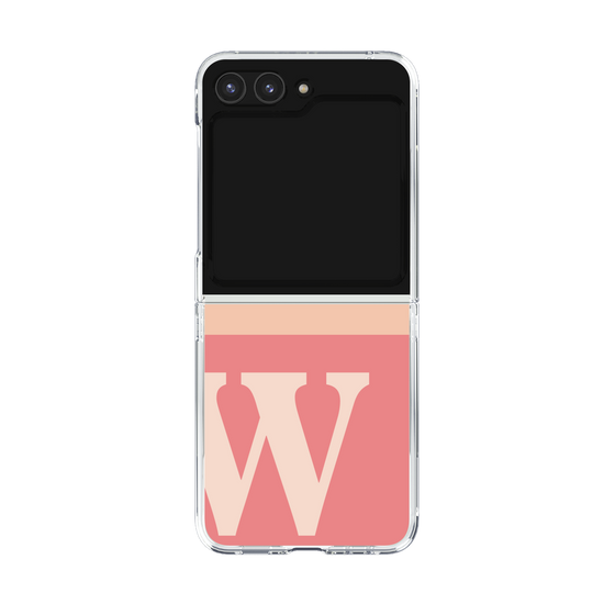 Clear Case［ Original - initial two tone - W pink ］