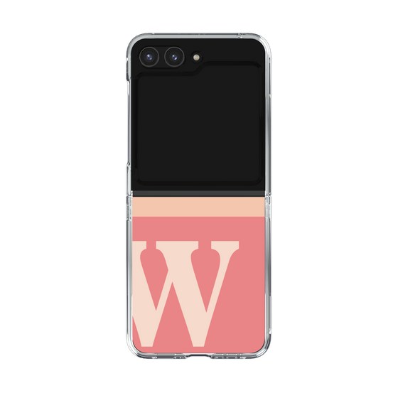 Clear Case［ Original - initial two tone - W pink ］