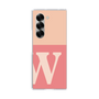 Clear Case［ オリジナル - initial two tone - W pink ］