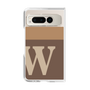 Clear Case［ Original - initial two tone - W brown ］