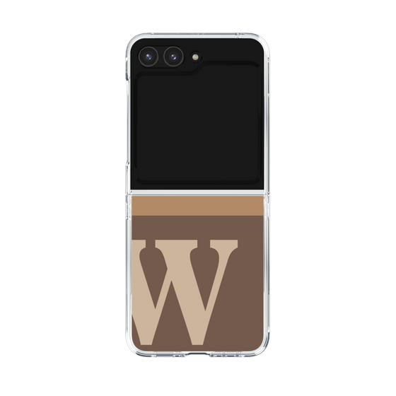 Clear Case［ Original - initial two tone - W brown ］