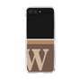 Clear Case［ Original - initial two tone - W brown ］