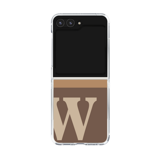 Clear Case［ Original - initial two tone - W brown ］
