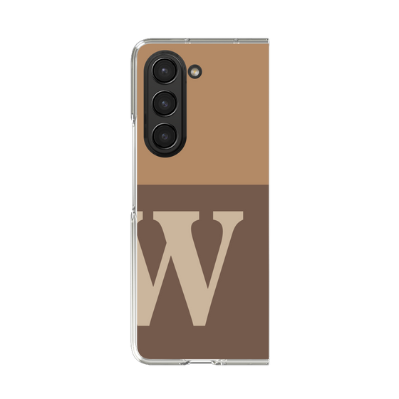 Clear Case［ Original - initial two tone - W brown ］
