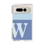 Clear Case［ Original - initial two tone - W blue ］