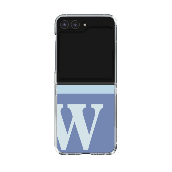 Clear Case［ Original - initial two tone - W blue ］