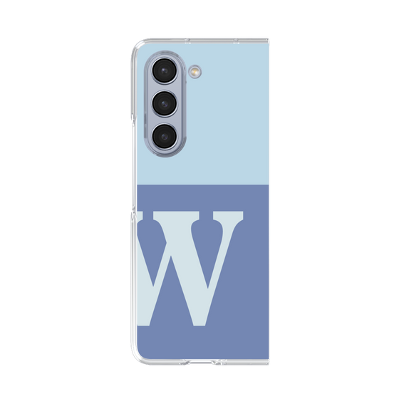 Clear Case［ Original - initial two tone - W blue ］