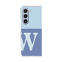 Clear Case［ Original - initial two tone - W blue ］