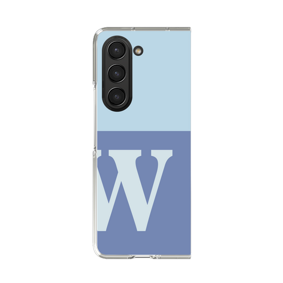 Clear Case［ Original - initial two tone - W blue ］