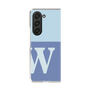 Clear Case［ Original - initial two tone - W blue ］