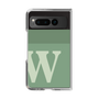 Clear Case［ Original - initial two tone - W green ］