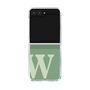 Clear Case［ Original - initial two tone - W green ］
