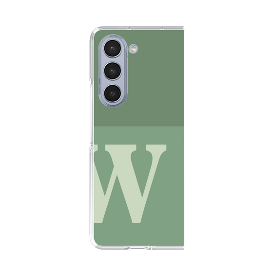 Clear Case［ Original - initial two tone - W green ］