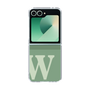 Clear Case［ オリジナル - initial two tone - W green ］