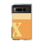 Clear Case［ Original - initial two tone - X orange ］