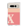 Clear Case［ Original - initial two tone - X pink ］