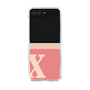 Clear Case［ Original - initial two tone - X pink ］