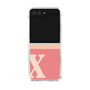 Clear Case［ Original - initial two tone - X pink ］