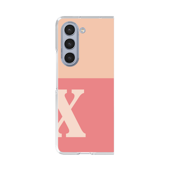 Clear Case［ Original - initial two tone - X pink ］