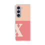 Clear Case［ Original - initial two tone - X pink ］