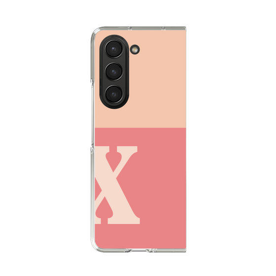 Clear Case［ Original - initial two tone - X pink ］