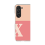 Clear Case［ Original - initial two tone - X pink ］