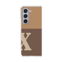 Clear Case［ Original - initial two tone - X brown ］