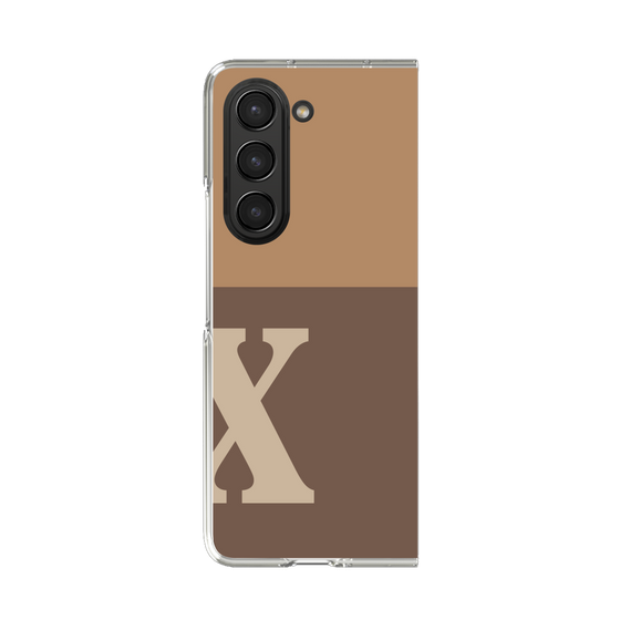 Clear Case［ Original - initial two tone - X brown ］