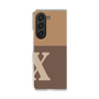 Clear Case［ Original - initial two tone - X brown ］