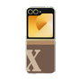 Clear Case［ オリジナル - initial two tone - X brown ］