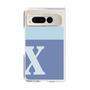 Clear Case［ Original - initial two tone - X blue ］