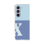Clear Case［ Original - initial two tone - X blue ］