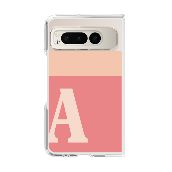 Clear Case［ Original - initial two tone - A pink ］