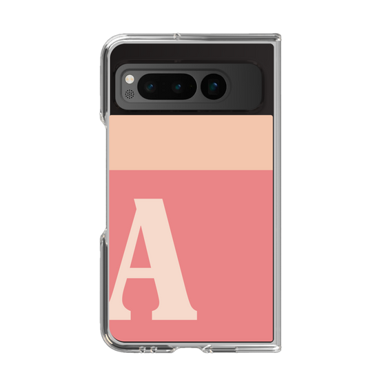 Clear Case［ Original - initial two tone - A pink ］
