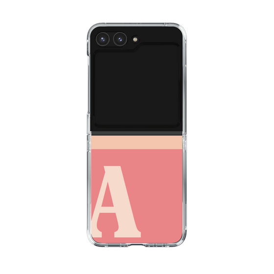 Clear Case［ Original - initial two tone - A pink ］