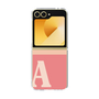 Clear Case［ オリジナル - initial two tone - A pink ］
