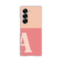 Clear Case［ オリジナル - initial two tone - A pink ］