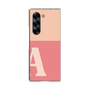 Clear Case［ オリジナル - initial two tone - A pink ］