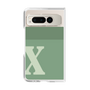 Clear Case［ Original - initial two tone - X green ］