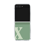 Clear Case［ Original - initial two tone - X green ］