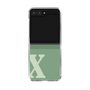 Clear Case［ Original - initial two tone - X green ］