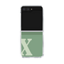 Clear Case［ Original - initial two tone - X green ］