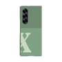 Clear Case［ オリジナル - initial two tone - X green ］