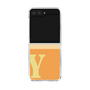 Clear Case［ Original - initial two tone - Y orange ］
