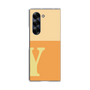 Clear Case［ オリジナル - initial two tone - Y orange ］