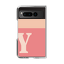Clear Case［ Original - initial two tone - Y pink ］
