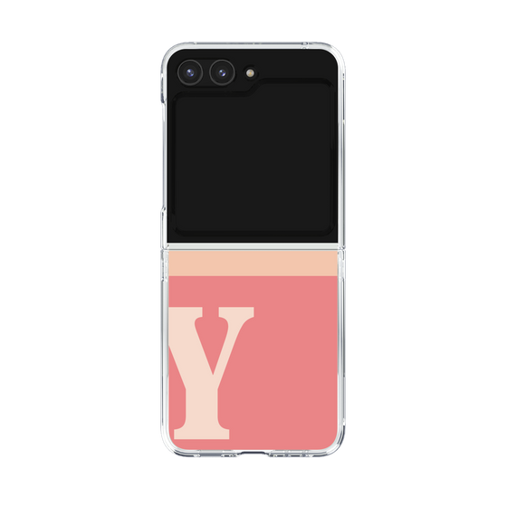 Clear Case［ Original - initial two tone - Y pink ］