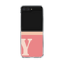 Clear Case［ Original - initial two tone - Y pink ］