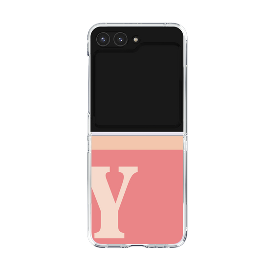 Clear Case［ Original - initial two tone - Y pink ］