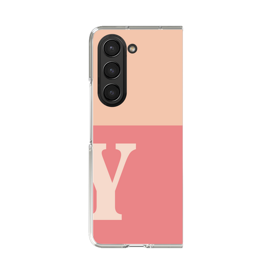 Clear Case［ Original - initial two tone - Y pink ］